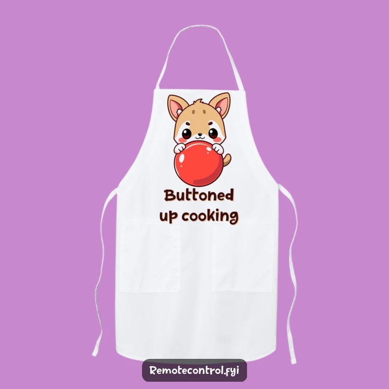 Funny Determined Animal Apron: Cook Up Bold Decisions in Style