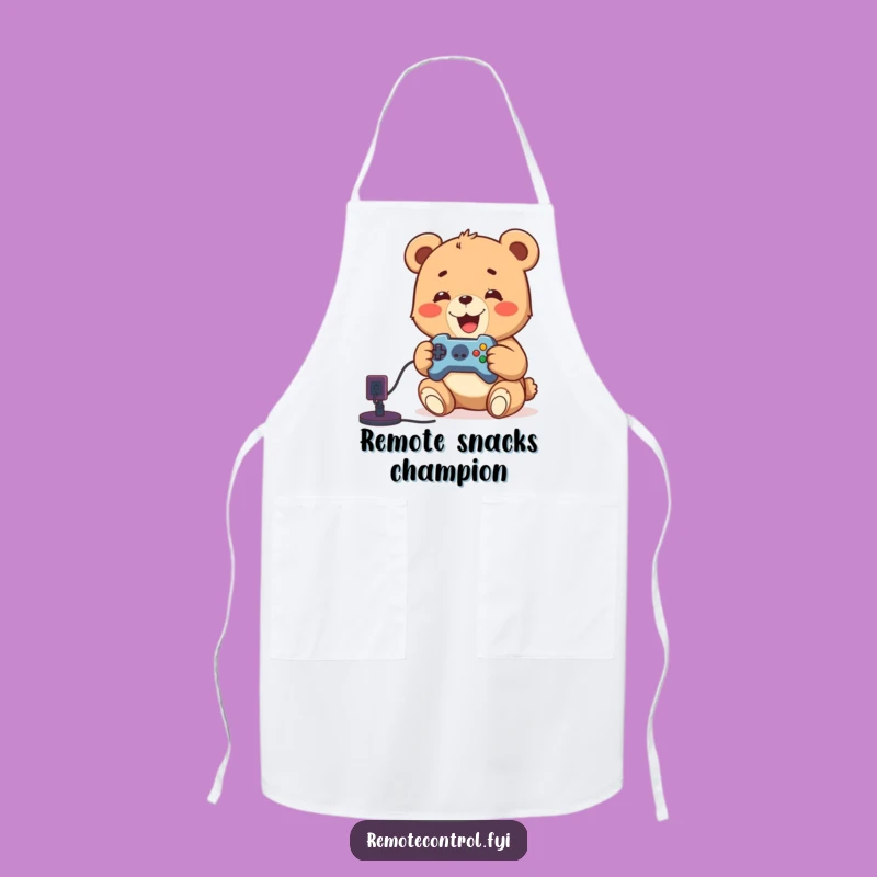 Funny Bear Cub Chef Apron: Delighted Cub Cooks Up Fun, Great Funny Gift