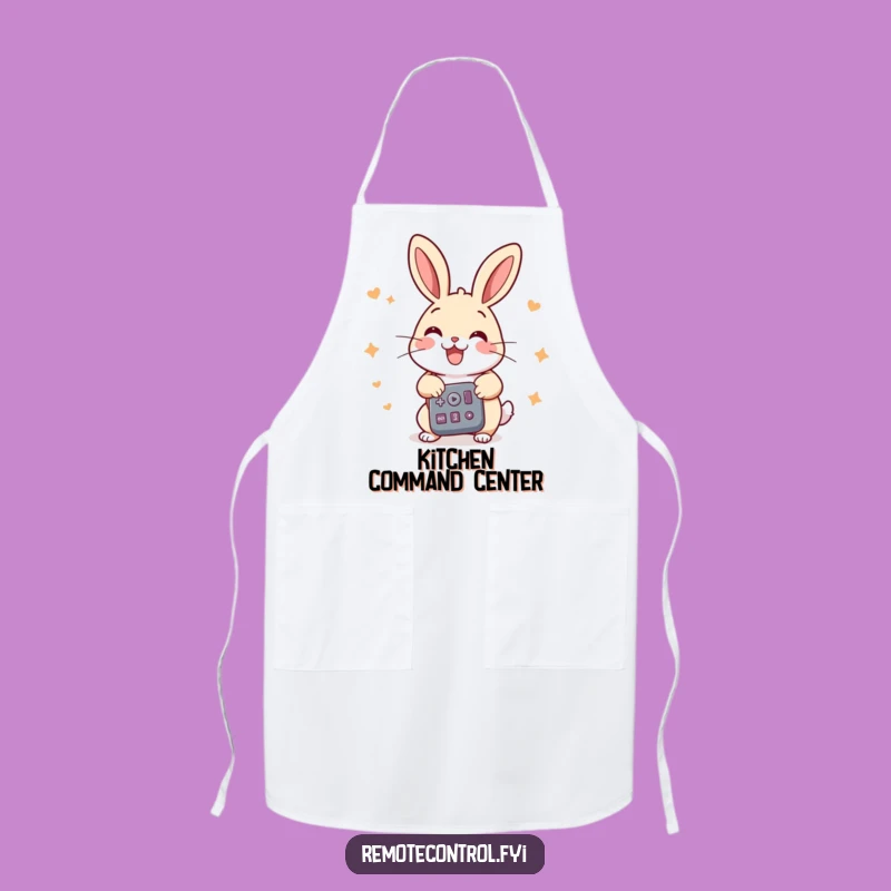 Funny Rabbit Apron: Cook with Gusto Using This Remote Control Design