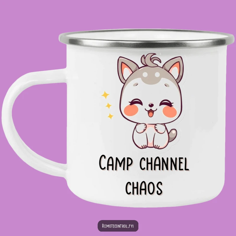 Funny Giggling Animal Camp Mug: Outdoor Hilarious Gift