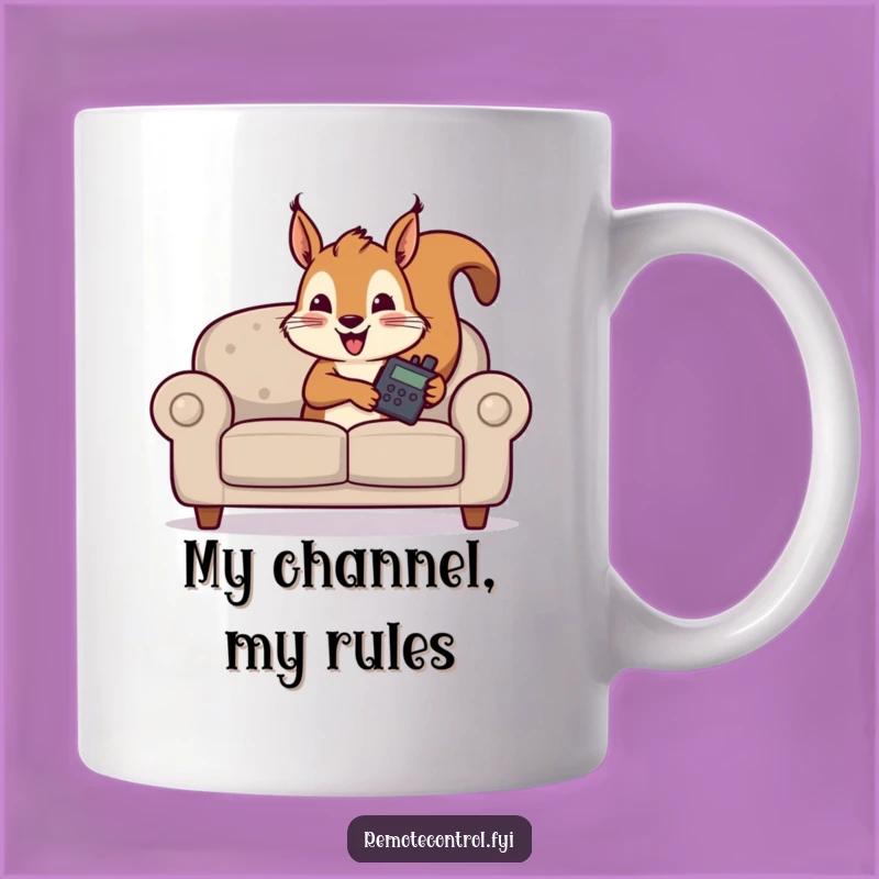 Funny Squirrel Sofa Remote Mug: The Perfect Gift for Mischief Makers