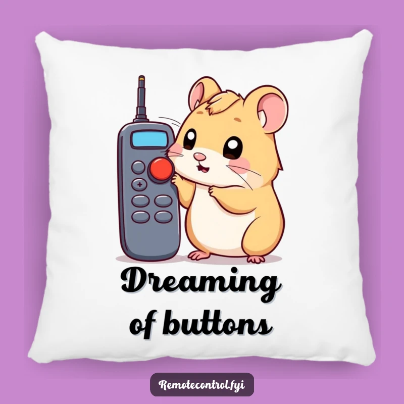 Funny Hamster Curiosity Pillow: Soft and Hilarious Decor for Any Room