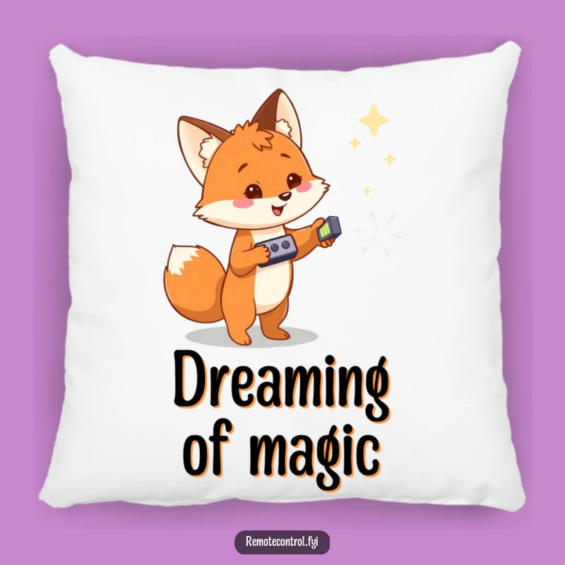 Funny Fox Magic Pillow: Fox's Dreamy Comfort, Cozy Funny Gift