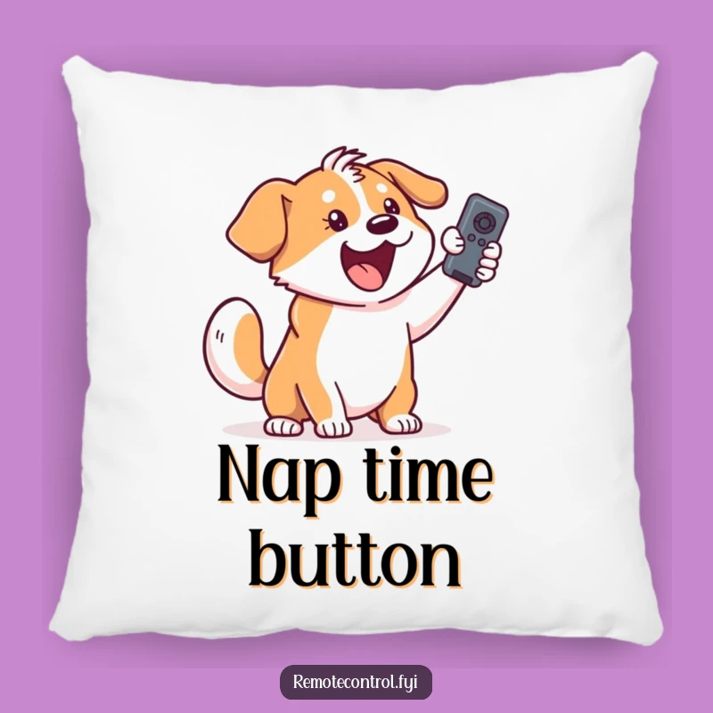 Funny Dog Pillow: Comfort and Cheer with Remote Control Antics