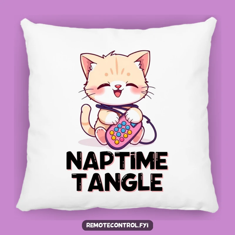 Funny Kitten Remote Pillow: Comfy Cuteness and Chaotic Charm