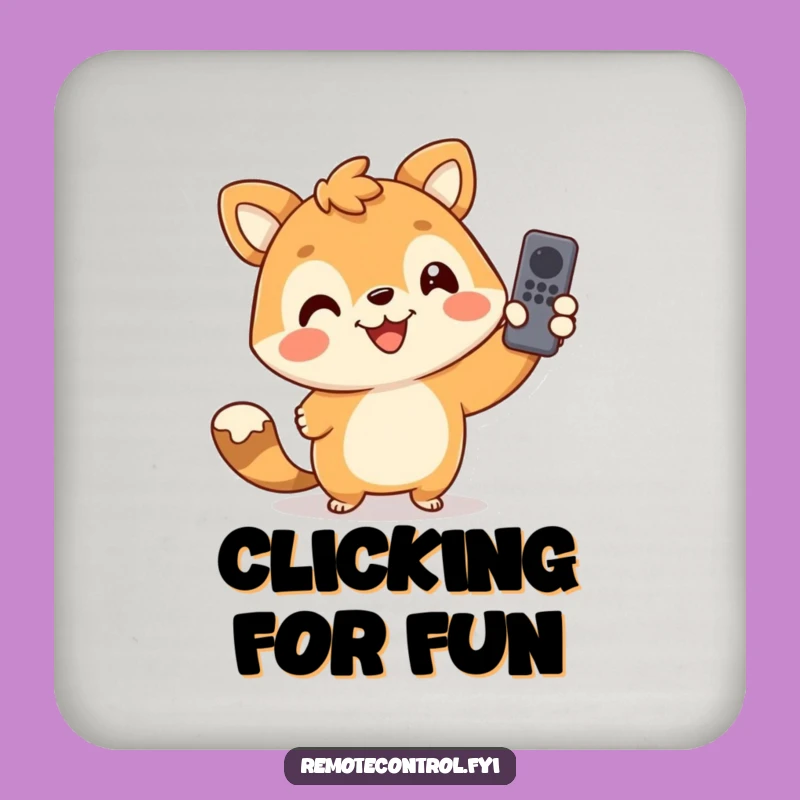 Funny Animal Remote Guard Coaster: Hilarious Drink Protector