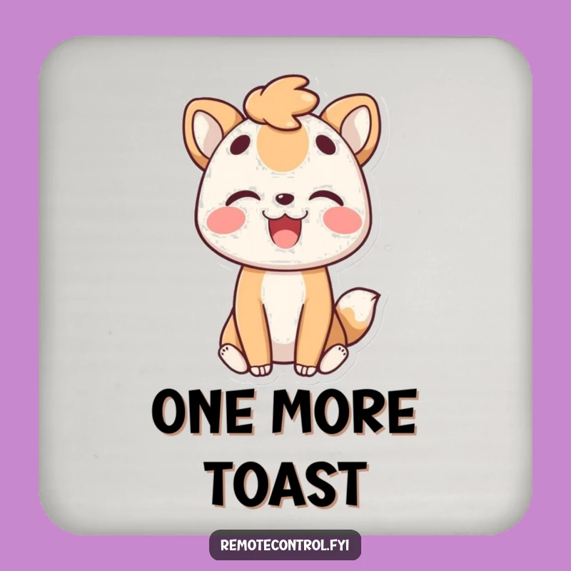 Funny Animal Coaster Set: Rewind Happy Hours, Gift!