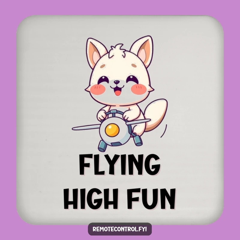 Funny Animal Toy Pilot Coaster: Hilarious Drink Protector