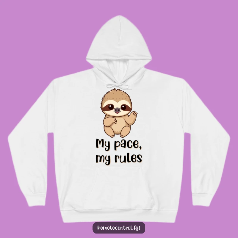 Cozy Funny Sloth Button Hoodie: Ultimate Relaxation