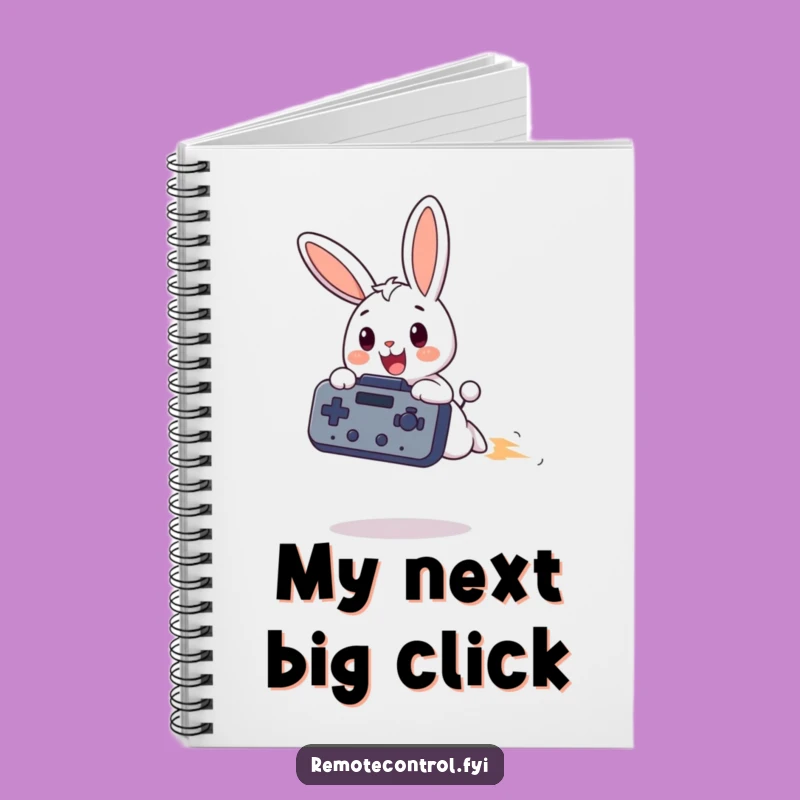 Funny Bunny Remote Notebook: Jot Down Ideas with Hilarious Flair