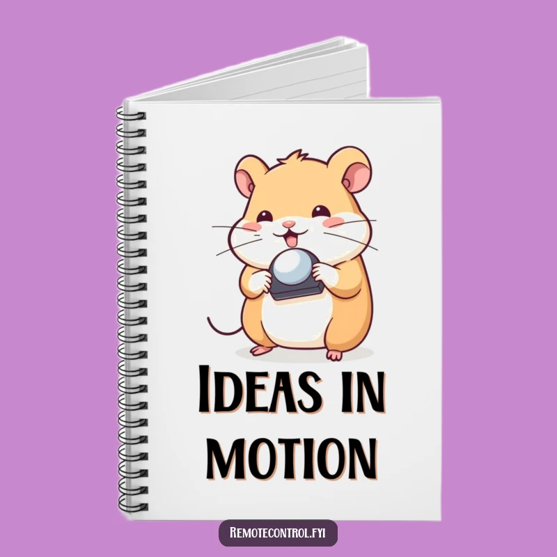 Funny Hamster Skill Journal: Playful Remote Spinner, Creative Funny Gift for Note-Takers