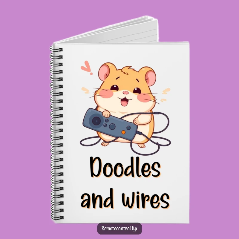 Funny Hamster Tech Notebook: Hamster's Organized Chaos, Perfect Funny Stationery Gift