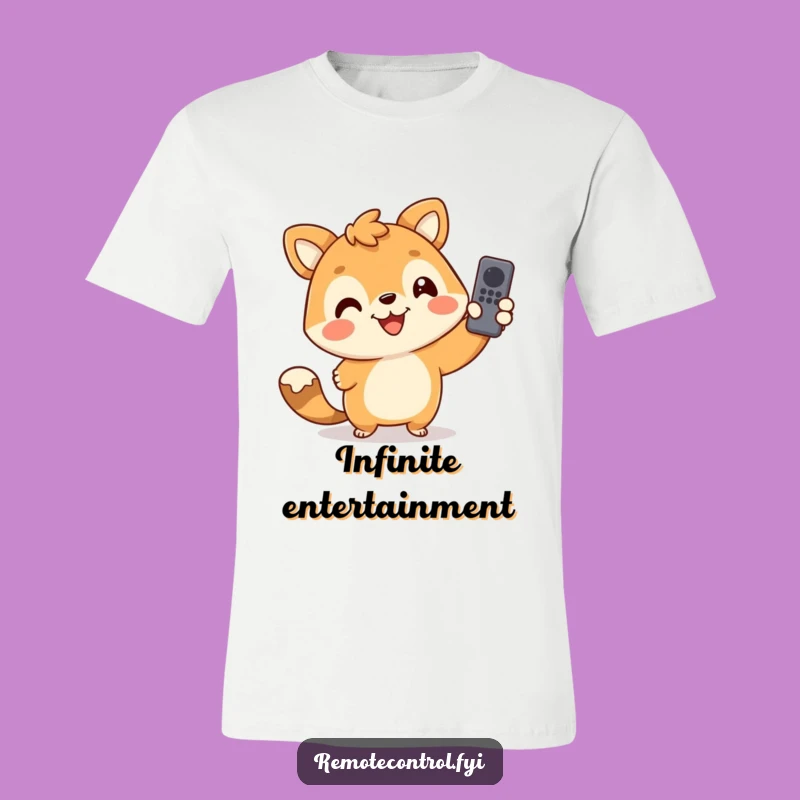 Funny Animal Remote Master T-Shirt: Hilarious Graphic Tee Gift
