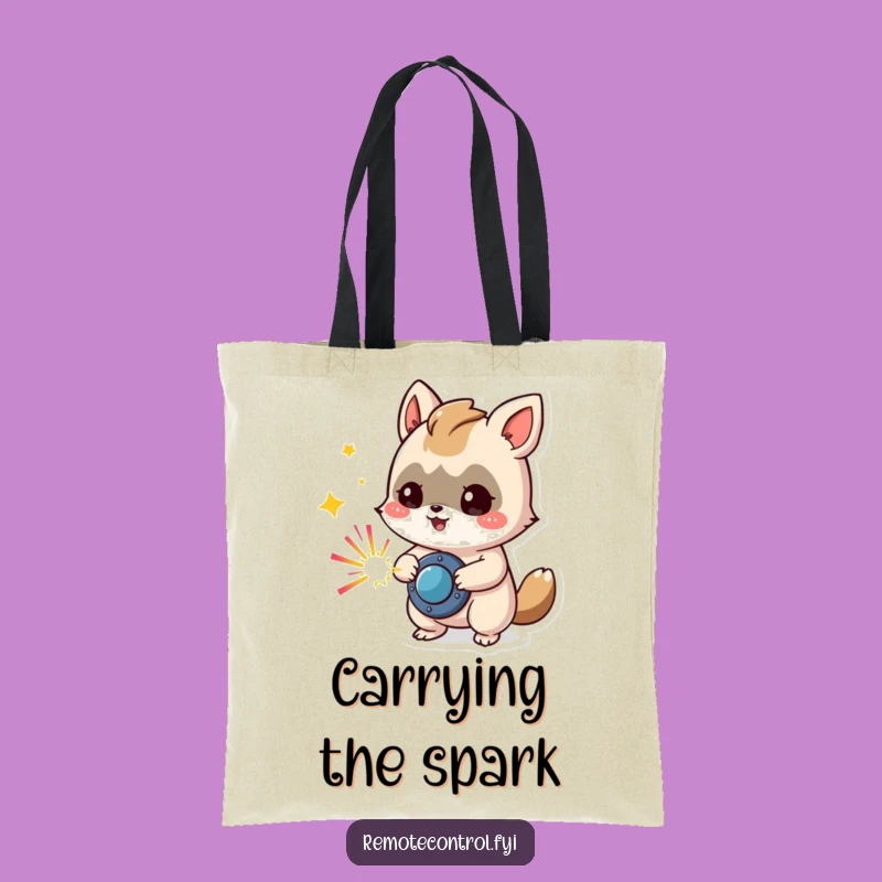 Funny Animal Tote Bag: Carry Mischief and Sparks, Gift!